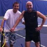 bear Grylls et Andre Agassi Bear Grylls