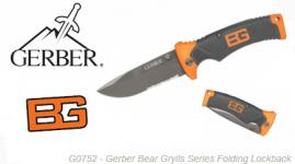 Couteau Series Folding Lockback Gerber Bear Grylls