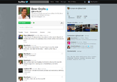 Page twiter de Bear Grylls