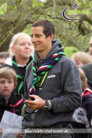 Bear Grylls chef scout uk