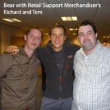 bear avec les merchandiser craghoppers