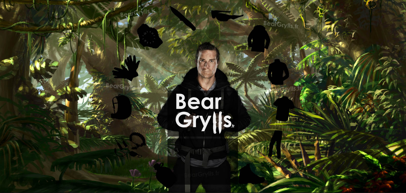 Bear Grylls au cœur d’une jungle